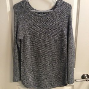 Shiny silver sweater
